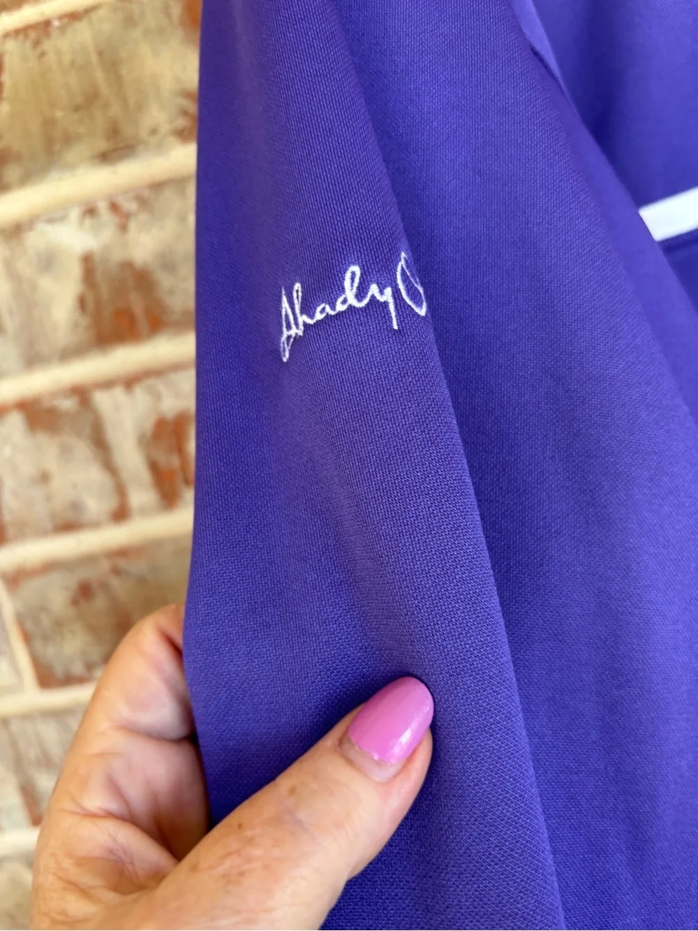 Nike Golf Purple Thermafit Quarter-Zip Performance Jacket